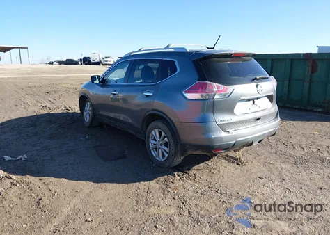 2015 Nissan Rogue Sv z USA, uszkodzony, nr VIN KNMAT2MV8FP500453